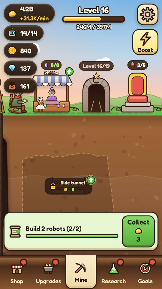The village above the mine